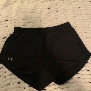 Black Under Armour Shorts with Pockets Medium